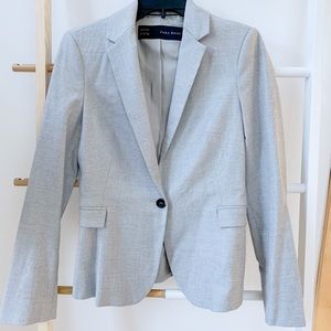 Zara Basic Light Grey Blazer